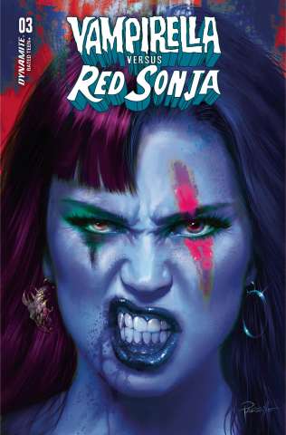 Vampirella vs. Red Sonja #3 (Parrillo Ultraviolet Cover)