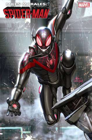 Miles Morales: Spider-Man #33 (Lee Devils Reign Villain Cover)