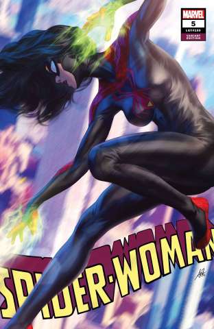 Spider-Woman #5 (Artgerm Black Costume Cover)