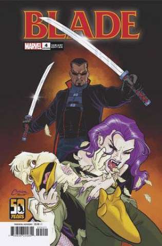 Blade #4 (Amanda Conner Howard the Duck Cover)