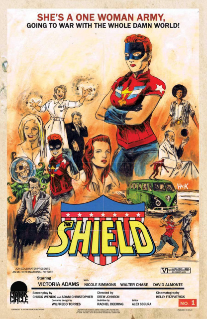 The Shield #1 (Movie Throwback Cover)
