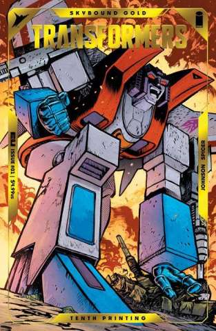 Transformers #1 (Starscream Foil Emboss 10th Printing)