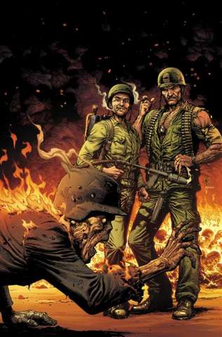 DC Horror Presents Sgt. Rock vs. The Army of the Dead #3 (Gary Frank Cover)