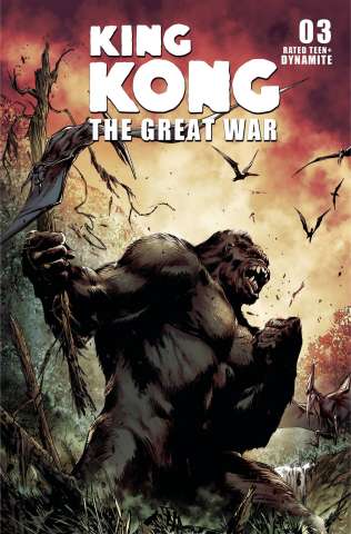 King Kong: The Great War #3 (Guice Cover)