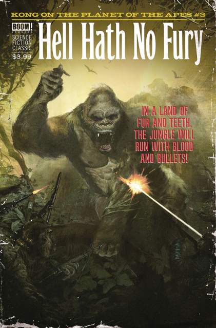 Kong on The Planet of the Apes #3 (Subscription Dalton Cover)