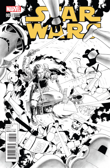 Star Wars #3 (Cassaday Sketch Cover)