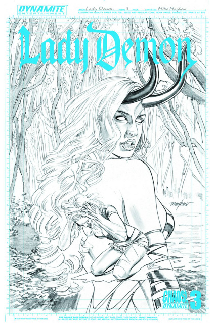Lady Demon #3 (25 Copy Mayhew Artboard Cover)