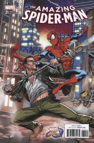 The Amazing Spider-Man #31 (Sliney Marvel vs. Capcom Cover)