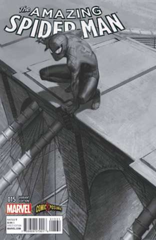 The Amazing Spider-Man #15 (ComicXposure B&W Cover)
