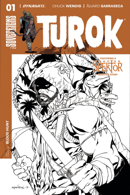 Turok #1 (10 Copy Lopresti B&W Cover)