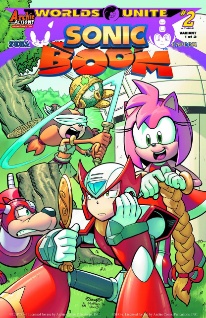 Sonic Boom #8 (Jampole Happy Fun Time Cover)