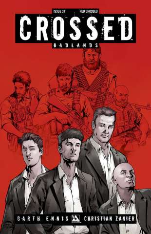 Crossed: Badlands #51 (Red Crossed Cover)