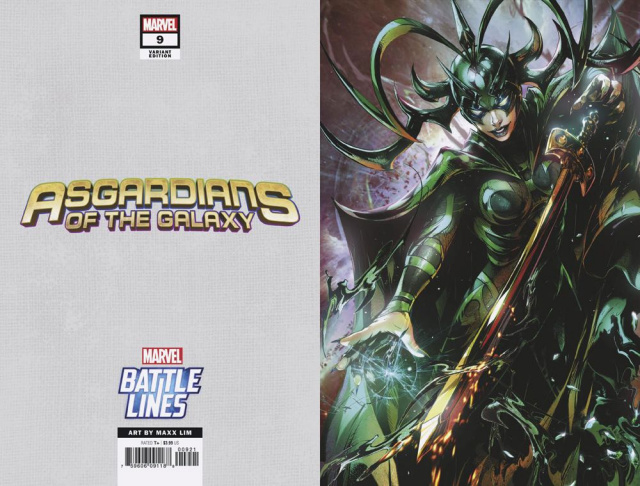 Asgardians of the Galaxy #9 (Maxx Lim Marvel Battle Lines Cover)