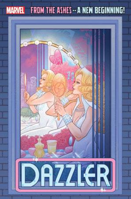 Dazzler #1 (Marguerite Sauvage Windowshades Cover)