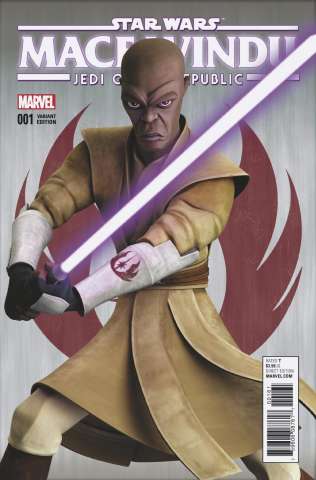 Star Wars: Mace Windu, Jedi of the Republic #1 (Animation Cover)