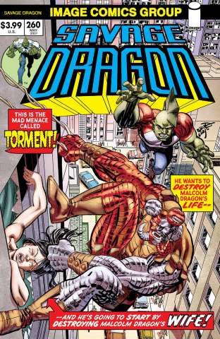 Savage Dragon #260 (Retro '70s Trade Dress Cover)