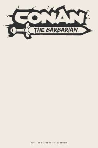 Conan the Barbarian #1 (Color Blank Sketch Cover)