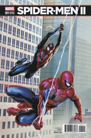 Spider-Men II #1 (Saiz Connecting Cover)