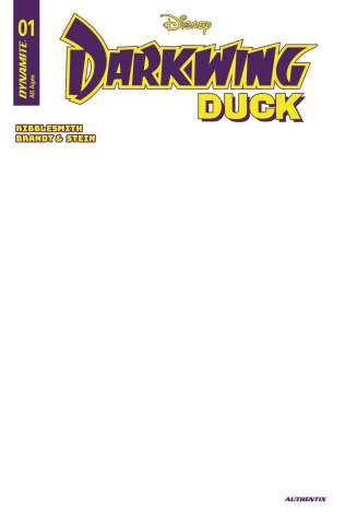 Darkwing Duck #1 (Blank Authentix Cover)