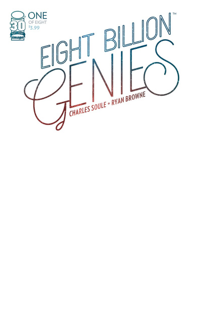 Eight Billion Genies #1 (Blank Sketch Cover)
