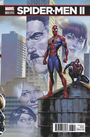 Spider-Men II #3 (Saiz Connecting Cover)