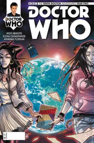 Doctor Who: New Adventures with the Tenth Doctor, Year Two #10 (Carlini Cover)