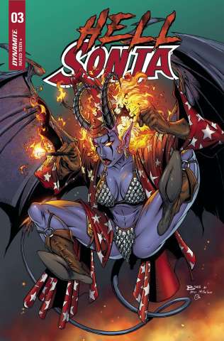 Hell Sonja #3 (Wizard Homage Jamie Biggs Cover)