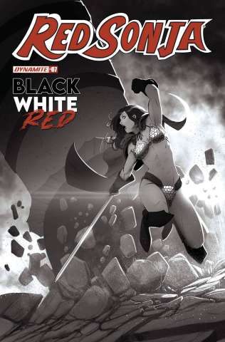 Red Sonja: Black, White, Red #7 (15 Copy Bob Q B&W Cover)