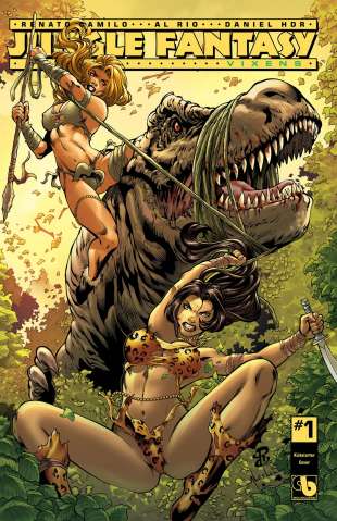 Jungle Fantasy: Vixens #1 (Kickstarter Cover)