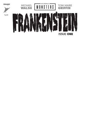 Universal Monsters: Frankenstein #1 (Blank Sketch Cover)