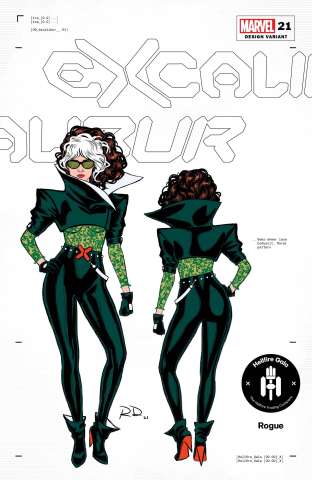 Excalibur #21 (Dauterman Rogue Design Cover)