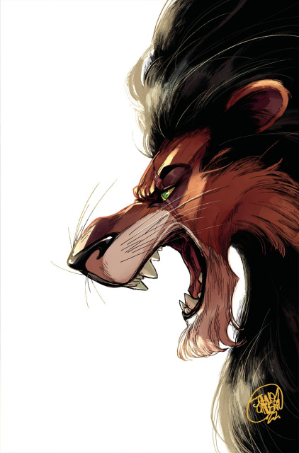 Disney Villains: Scar #1 (Lindsay Premium Metal Cover)