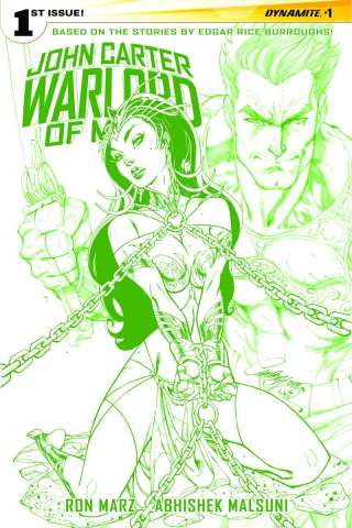 John Carter: Warlord of Mars #1 (Campbell Martian Green Cover)