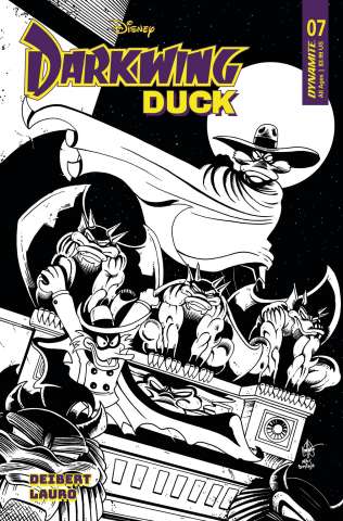 Darkwing Duck #7 (7 Copy Haeser B&W Cover)