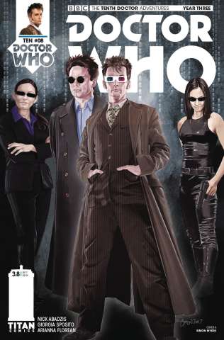 Doctor Who: New Adventures with the Tenth Doctor, Year Three #8 (Myers Cover)