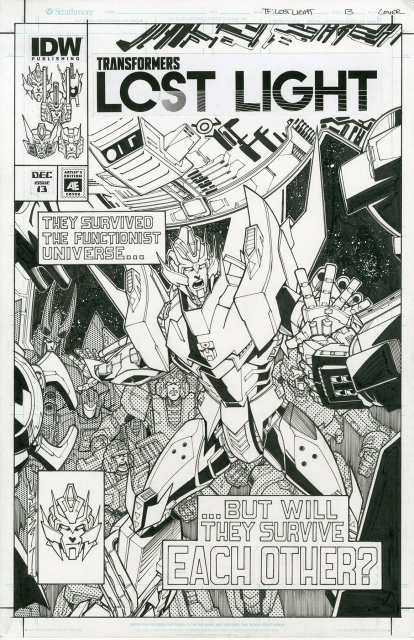 The Transformers: Lost Light #13 (Milne Cover)