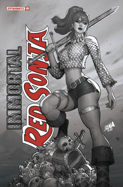 Immortal Red Sonja #1 (25 Copy Nakayama Line Art Cover)