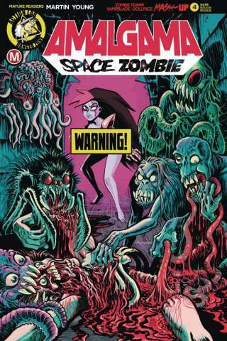Amalgama: Space Zombie #4 (Baugh Risque Cover)