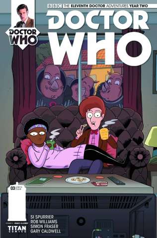 Doctor Who: New Adventures with the Eleventh Doctor, Year Two #3 (Ellerby Cover)