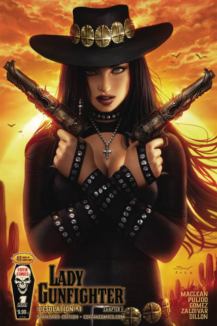 Lady Gunfighter: Desolation #1 (Khamunaki Cover)