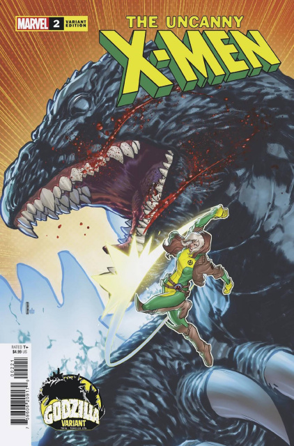 Uncanny X-Men #2 (David Baldeon Godzilla Cover)