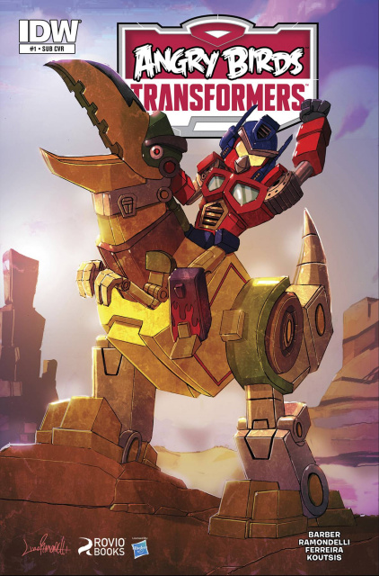 Angry Birds / Transformers #1 (Subscription Cover)