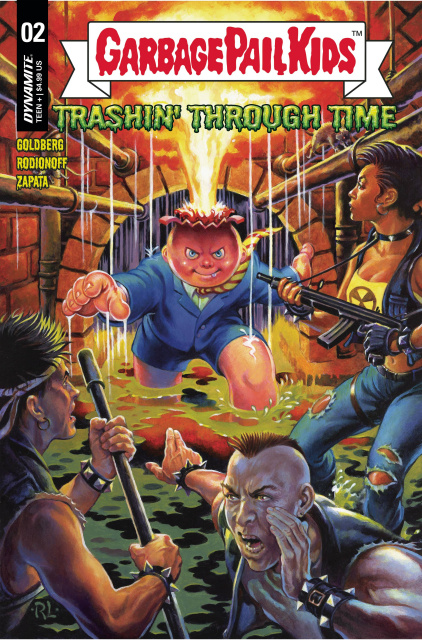 Garbage Pail Kids: Trashin' Through Time #2 (Lago Cover)