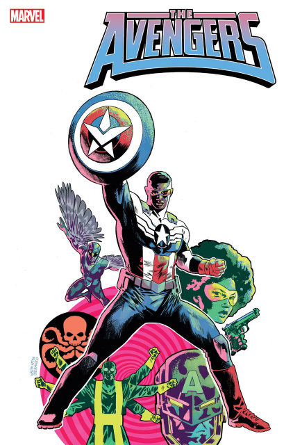 Avengers #22 (Walsh Captain America Sam Wilson Homage Cover)