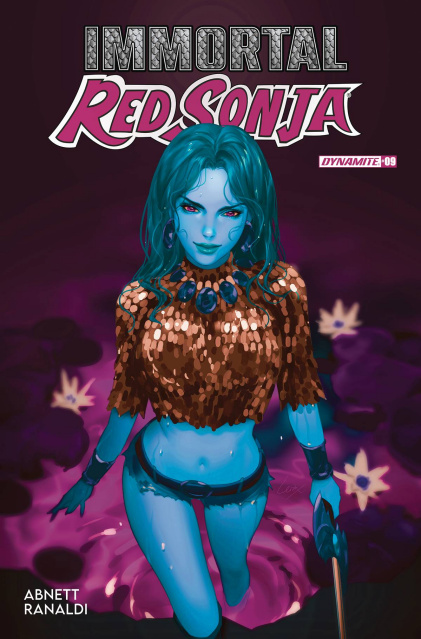 Immortal Red Sonja #9 (Leirix Ultraviolet Cover)