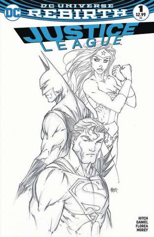 Justice League #1 (Aspen B&W Cover)