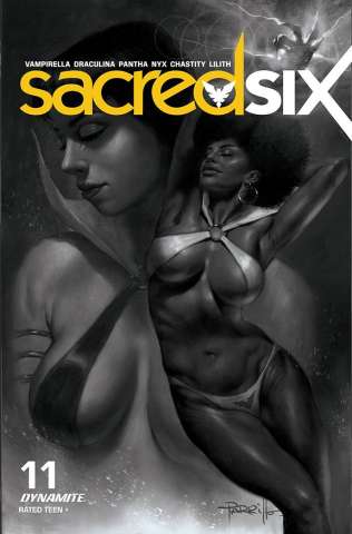 Sacred Six #11 (30 Copy Parrillo B&W Cover)