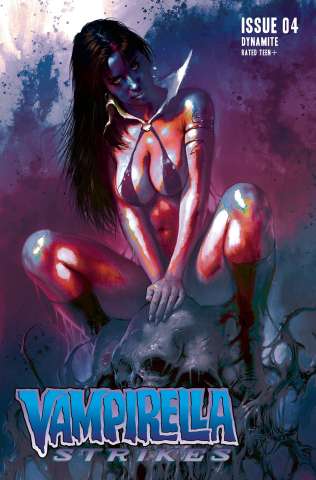 Vampirella Strikes #4 (Parrillo Ultraviolet Cover)