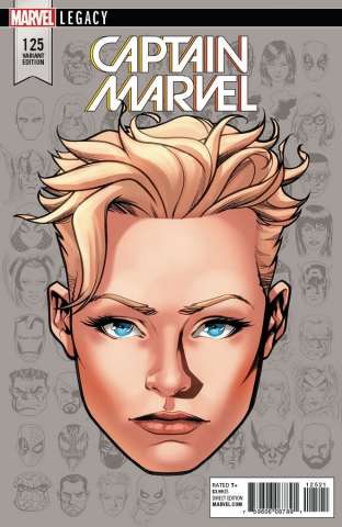 Captain Marvel #125 (McKone Legacy Headshot Cover)
