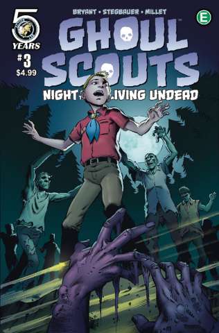 Ghoul Scouts: Night of the Unliving Undead #3 (Millet Cover)